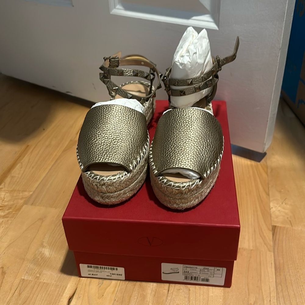 Valentino Rockstud Espadrilles Sz40